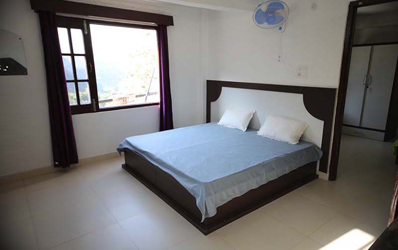 rooms with naturally carved beds on rock